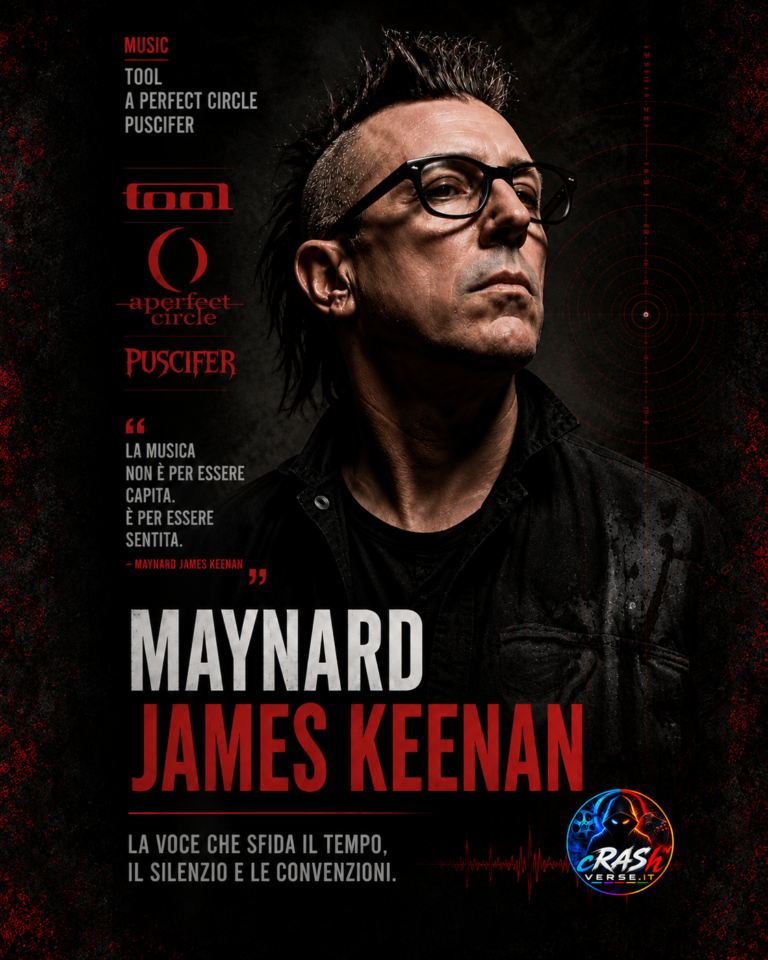 Maynard James Keenan — La disciplina dell’ombra — copertina CrashVerse