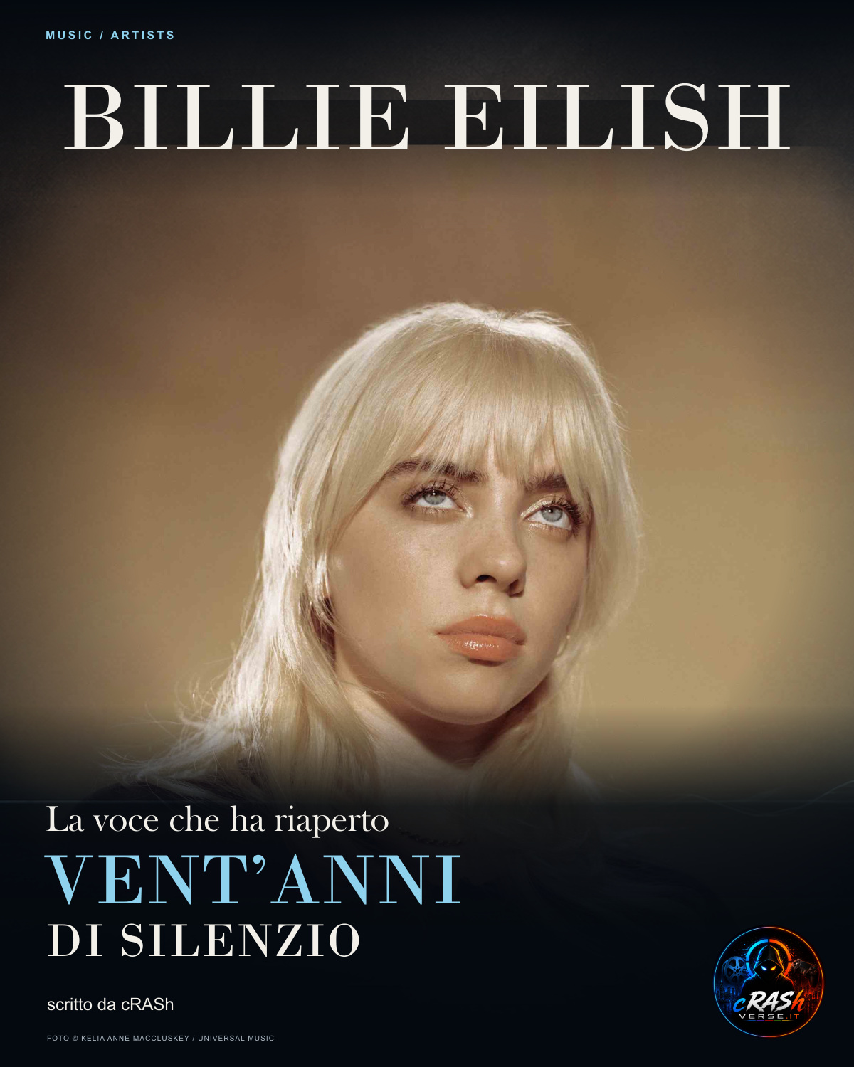 BILLIE EILISH — Oltre l’apparenza, dentro le canzoni