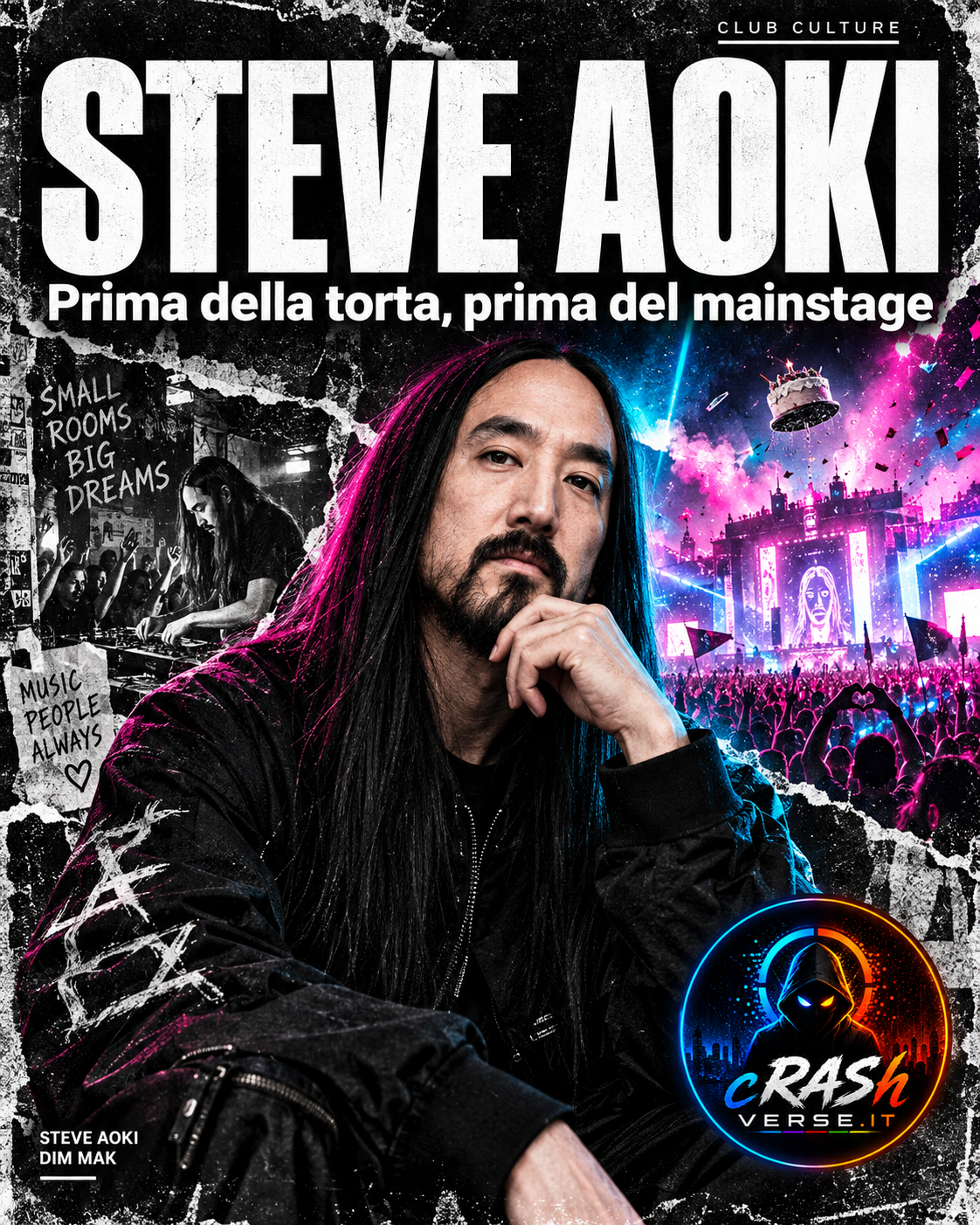 STEVE AOKI — Prima della torta, prima del mainstage