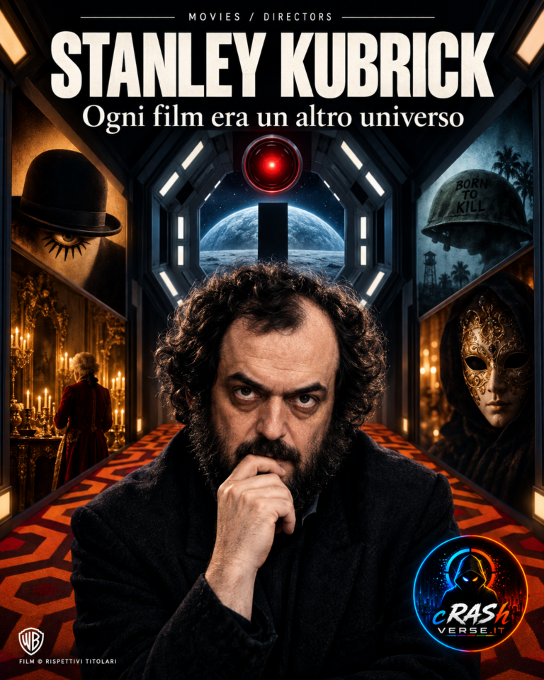 Stanley Kubrick — Ogni film era un altro universo. Ritratto editoriale con richiami ai suoi film.