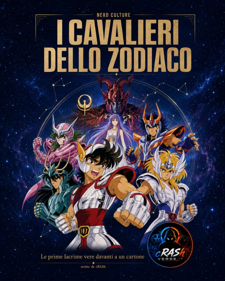 I cinque Cavalieri di Bronzo con Lady Isabel e il Gran Sacerdote — copertina CrashVerse
