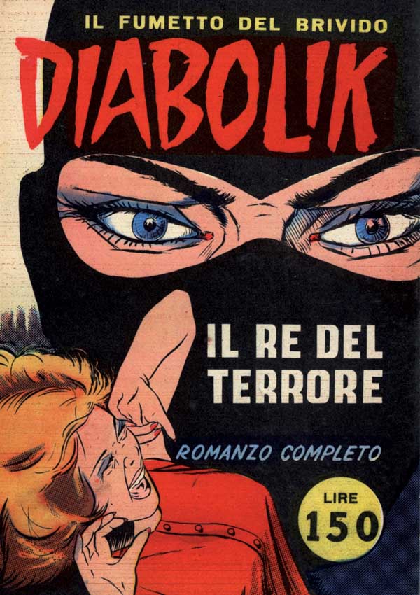 Il re del terrore, primo albo di Diabolik del 1962