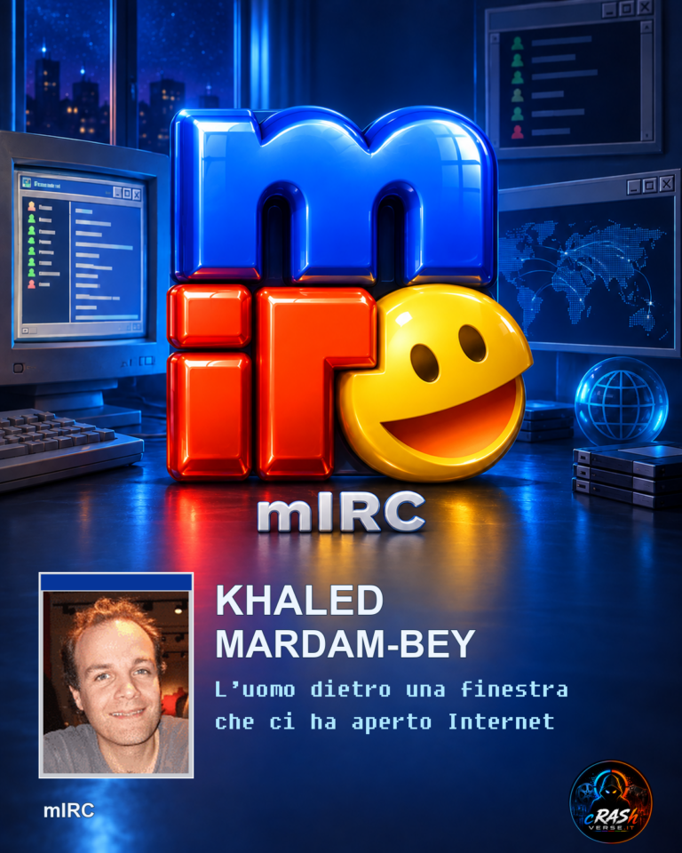 Khaled Mardam-Bey, il logo mIRC in 3D e una finestra sul mondo IRC
