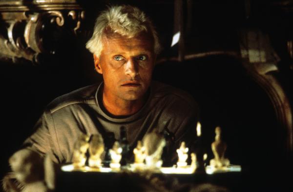 Rutger Hauer nel ruolo di Roy Batty in Blade Runner