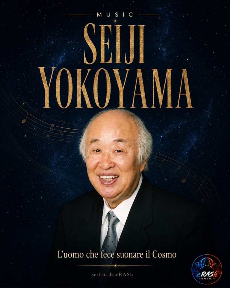Seiji Yokoyama — L’uomo che fece suonare il Cosmo, copertina CrashVerse