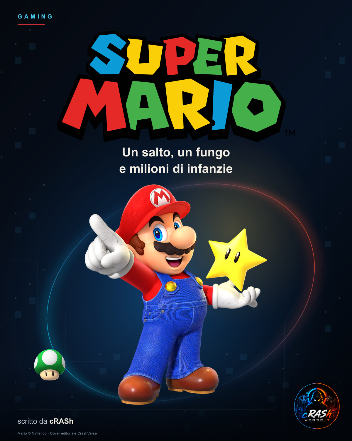 SUPER MARIO — Un salto, un fungo e milioni di infanzie