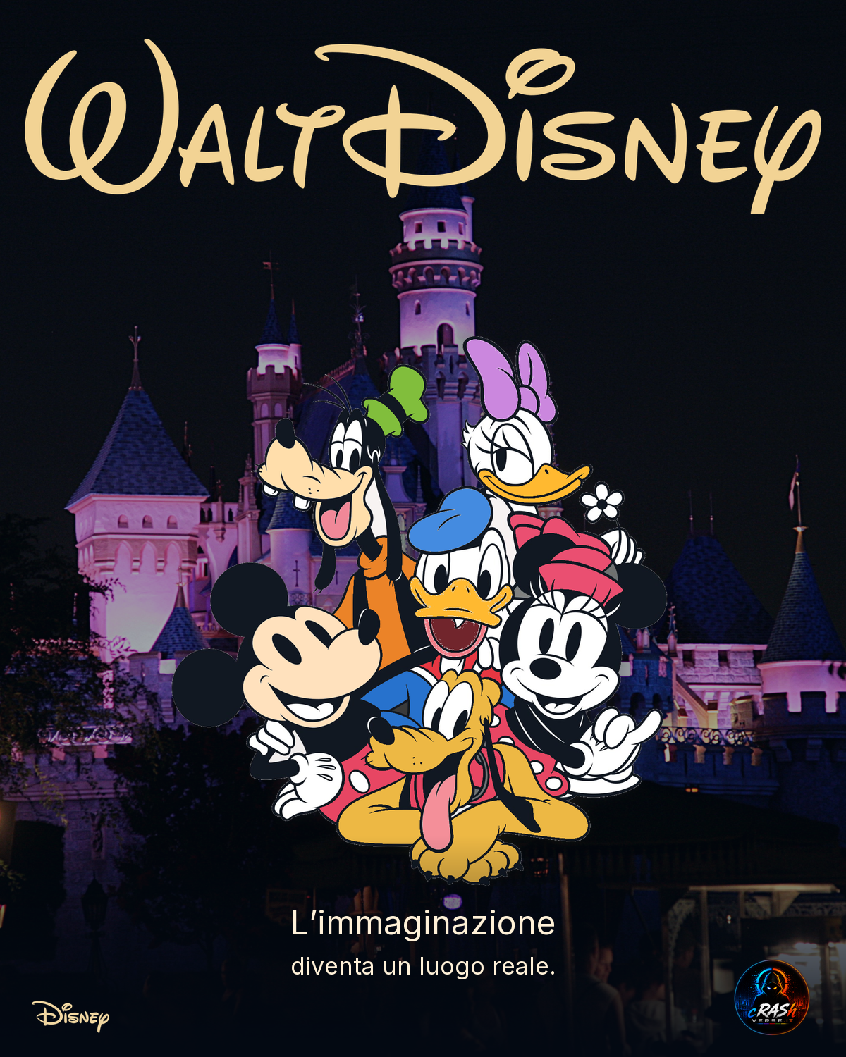 WALT DISNEY — L’uomo che trasformò l’immaginazione in un luogo reale