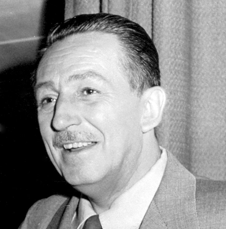 Ritratto fotografico di Walt Disney nel 1954