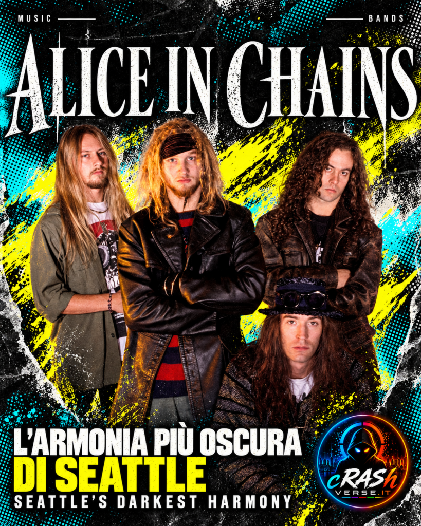 Alice in Chains — L’armonia più oscura di Seattle. Cover CrashVerse