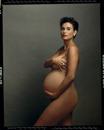Demi Moore, 1991. Fotografia di Annie Leibovitz per Vanity Fair: il ritratto discusso in questo capitolo.