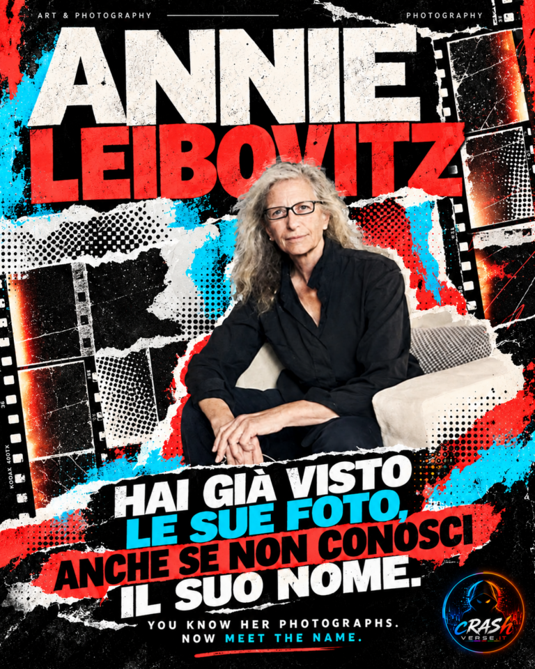 Annie Leibovitz — Hai già visto le sue foto, anche se non conosci il suo nome. Cover POP CrashVerse.