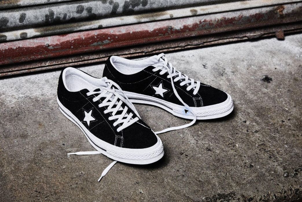 Converse One Star: fotografia dalla storia ufficiale del modello.