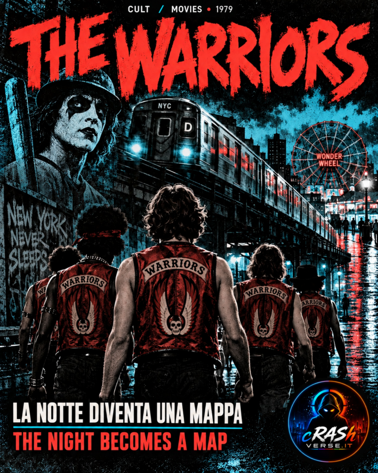The Warriors — cover verticale CrashVerse con bollino clean.
