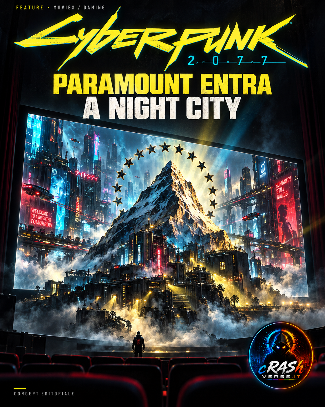 CYBERPUNK 2077 VA AL CINEMA — PARAMOUNT ENTRA A NIGHT CITY