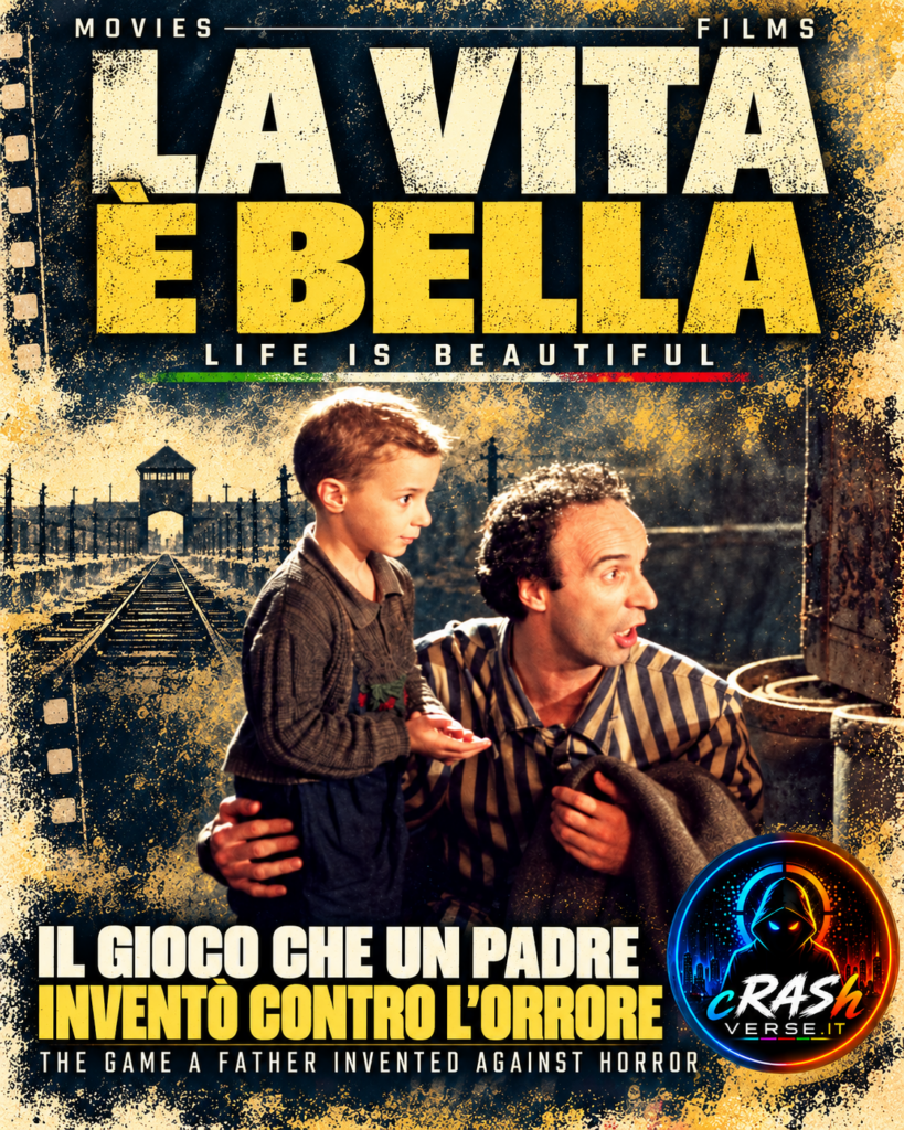 La vita è bella — Guido e Giosuè, cover editoriale CrashVerse