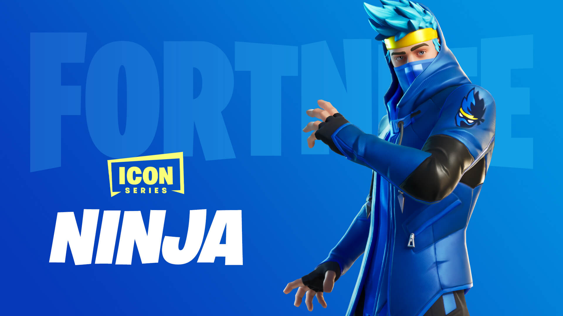 Ninja entra nella Icon Series nel gennaio 2020. Artwork ufficiale, non una fotografia dello streamer.