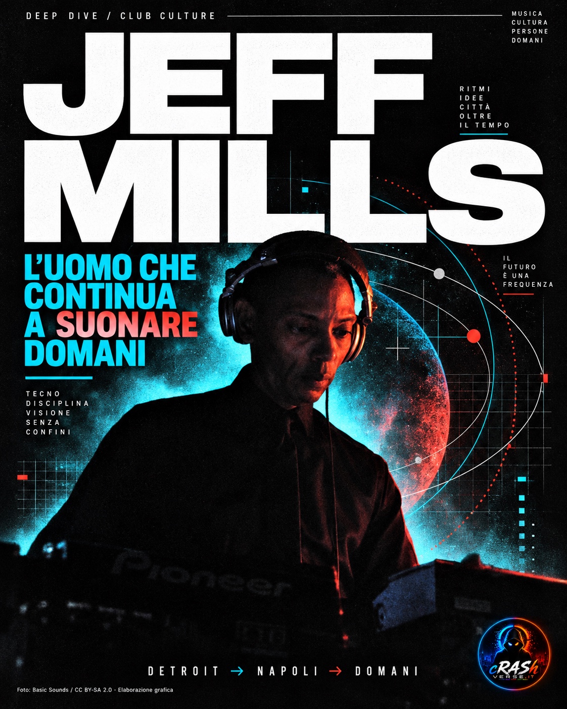 JEFF MILLS — L’UOMO CHE CONTINUA A SUONARE DOMANI