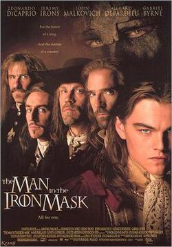 Locandina originale di The Man in the Iron Mask. Diritti dei rispettivi titolari.