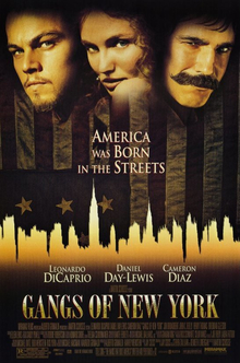 Locandina originale di Gangs of New York. Diritti dei rispettivi titolari.