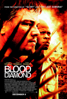 Locandina originale di Blood Diamond. Diritti dei rispettivi titolari.