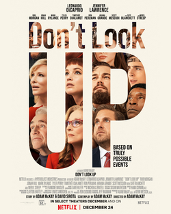 Locandina originale di Don't Look Up. Diritti dei rispettivi titolari.