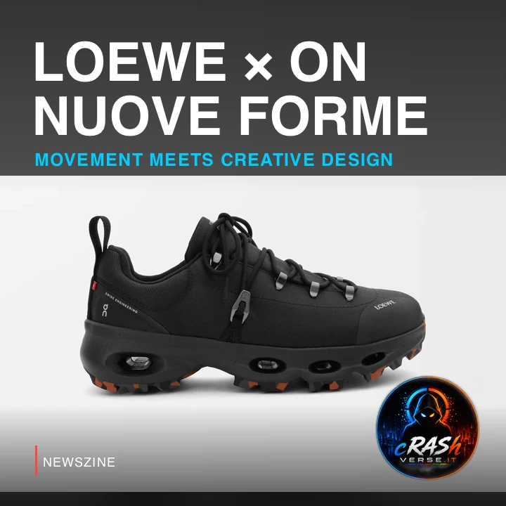 LOEWE × On: Cloudsolo Hiker e Cloudtilt Cosmic fra atelier e movimento — cover editoriale