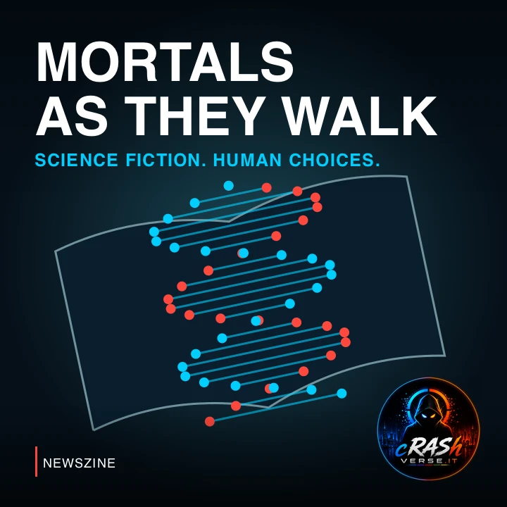 Mortals As They Walk torna in edizione rivista: fantascienza e scelte umane — cover editoriale