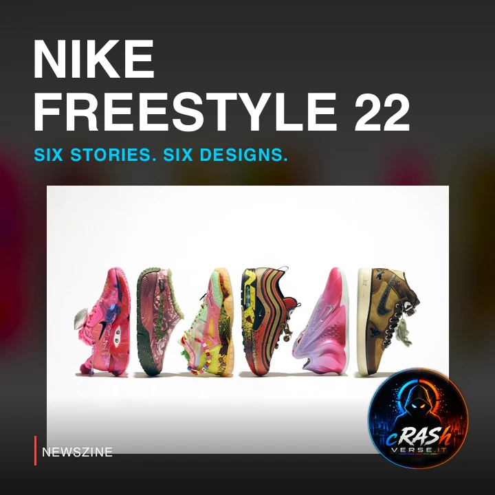 Cover Newszine: Nike presenta Doernbecher Freestyle 22: sei storie diventano sneaker. Materiale ufficiale.