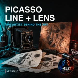 Illustrazione editoriale concettuale: Picasso: Line + Lens apre al Museum of Art + Light, fra stampe e fotografie