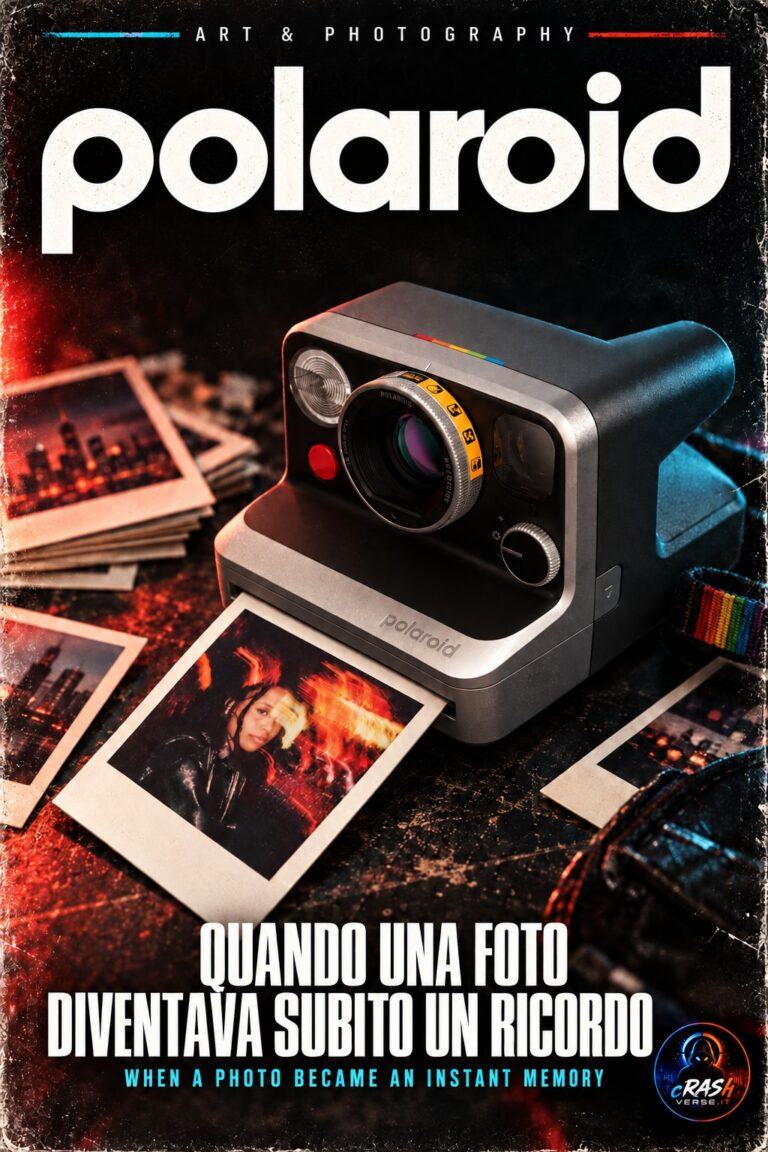 Cover CrashVerse: polaroid — sottotitolo italiano e inglese