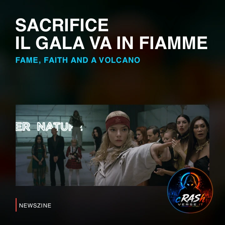 Cover Newszine: Sacrifice debutta su Netflix in USA e Francia: Gavras fra satira e mito. Materiale ufficiale.