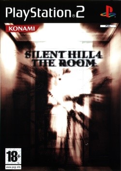 Silent Hill 4: The Room (2004), copertina originale europea. ©Konami.
