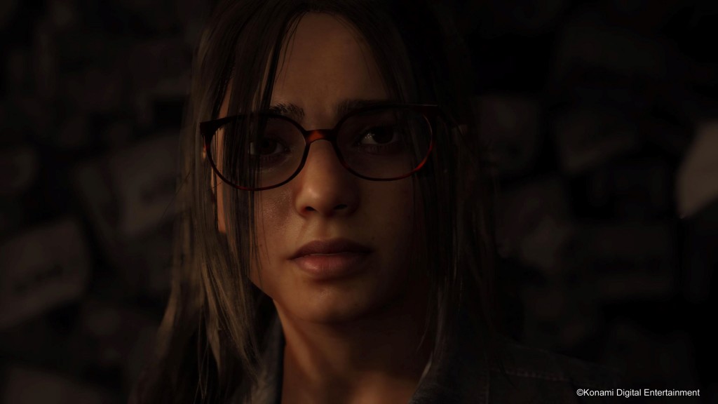 Anita in The Short Message: screenshot ufficiale. ©Konami.