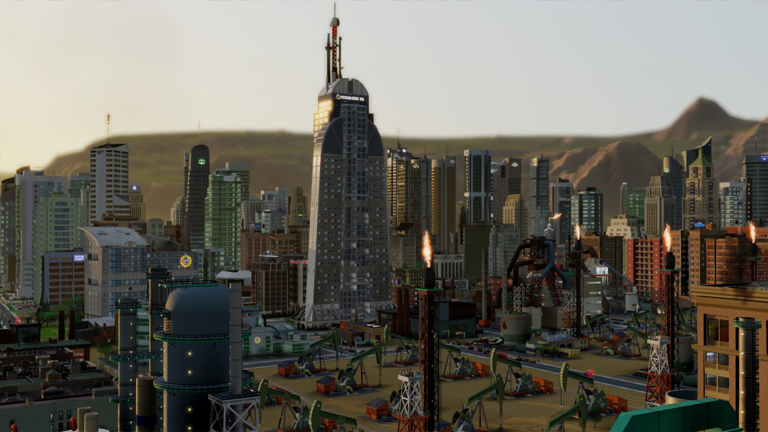 Governare, collegare, osservare: screenshot ufficiale di SimCity (2013). © Electronic Arts.
