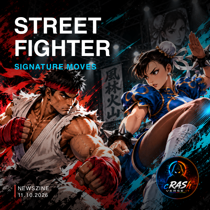 Illustrazione editoriale Newszine — Street Fighter: sullo schermo ogni combattente deve restare riconoscibile