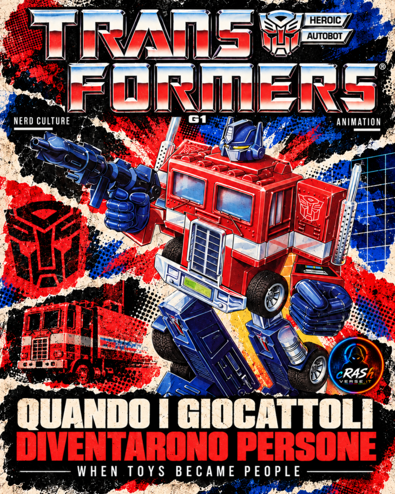 TRANSFORMERS G1 — QUANDO I GIOCATTOLI DIVENTARONO PERSONE — copertina CrashVerse
