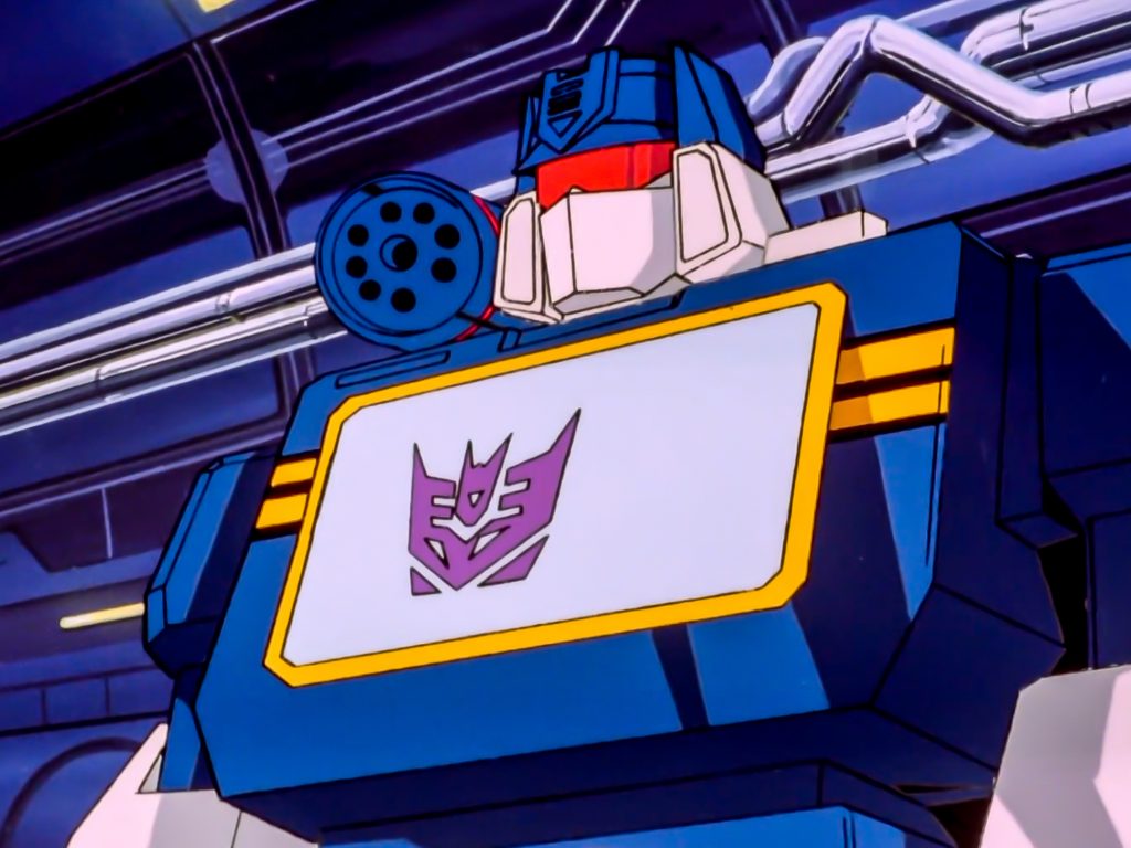 Soundwave nella serie animata G1: il registratore a cassette diventa un personaggio